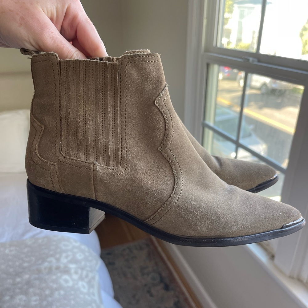 Marc Fisher suede booties